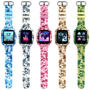 Montre Téléphone GPS étanche pour Enfant - 4G - Camouflage